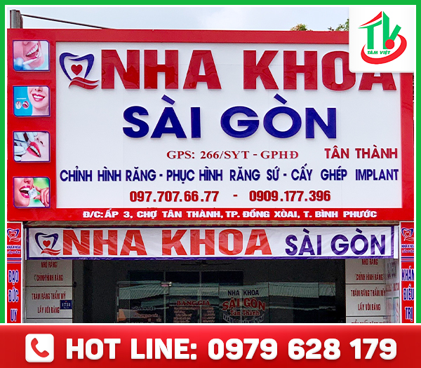 Thi công bảng hiệu quảng cáo - Bảng Biển Quảng Cáo Bình Phước - Công Ty TNHH Quảng Cáo Tâm Việt